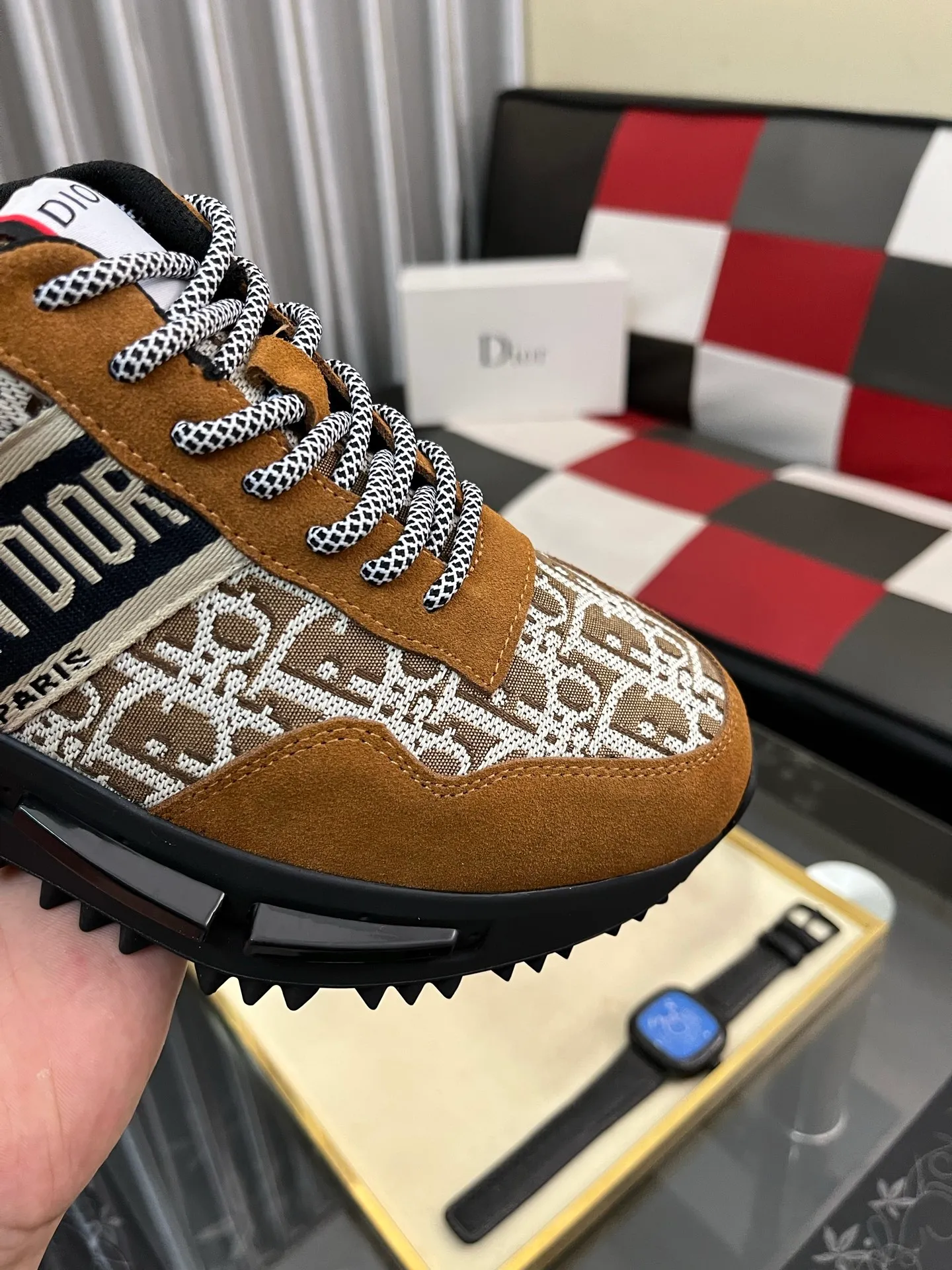 Men's shoes💰458⌚️⌚️"Dior DIOR*" latest hot style casual shoes, top brand [seduce] luxury~purchase, top~quality. [Strong] The upper is made of imported breathable cowhide with material ➕ breathable sheepskin feet (•) and fine workmanship. Code number: 38-442️⃣Colors available